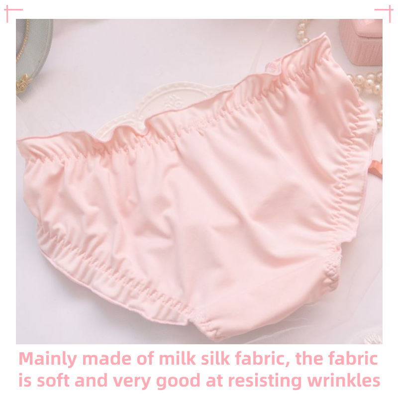 Cute Printed Hipster Milk Silk Panties Underwear for Young Girls 10