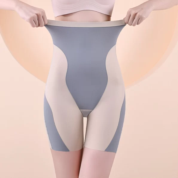 Seamless High Waisted Cotton Crotch Tummy Tucking and Butt Shaping Plus Size Shapewear Panties 7