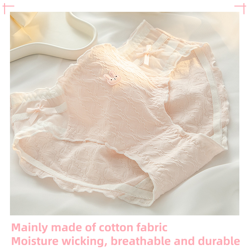 Soft and Skin Friendly Cute Cotton Girl's Briefs with Comfort Fit 12