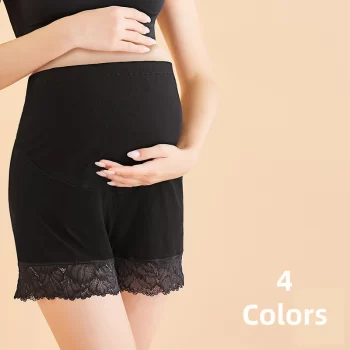 Anti Exposure High Waisted Seamless Adjustable Viscose Fiber Maternity Panties 9