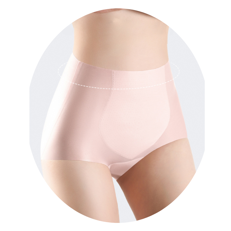 Cool and Breathable Ice Silk High Waist Seamless Shapewear Panties 12