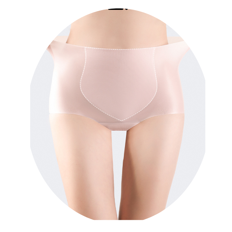 Cool and Breathable Ice Silk High Waist Seamless Shapewear Panties 13