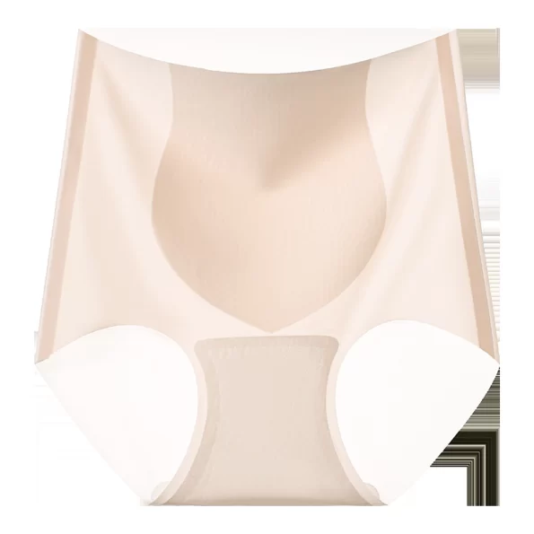 Cool and Breathable Ice Silk High Waist Seamless Shapewear Panties 5