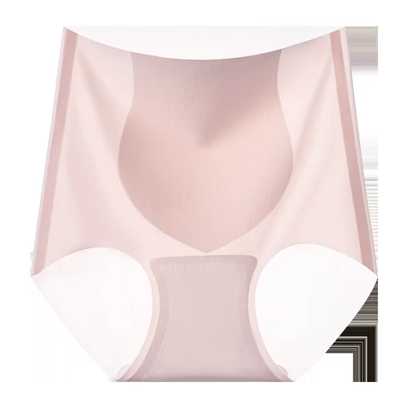 Cool and Breathable Ice Silk High Waist Seamless Shapewear Panties 6