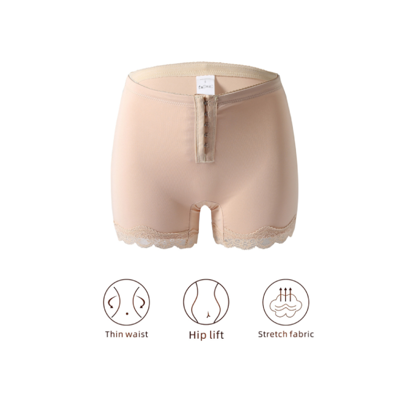 High Waist Hook and Eye Waist Cinching Butt Lifting Fashion Shapewear Panties 9