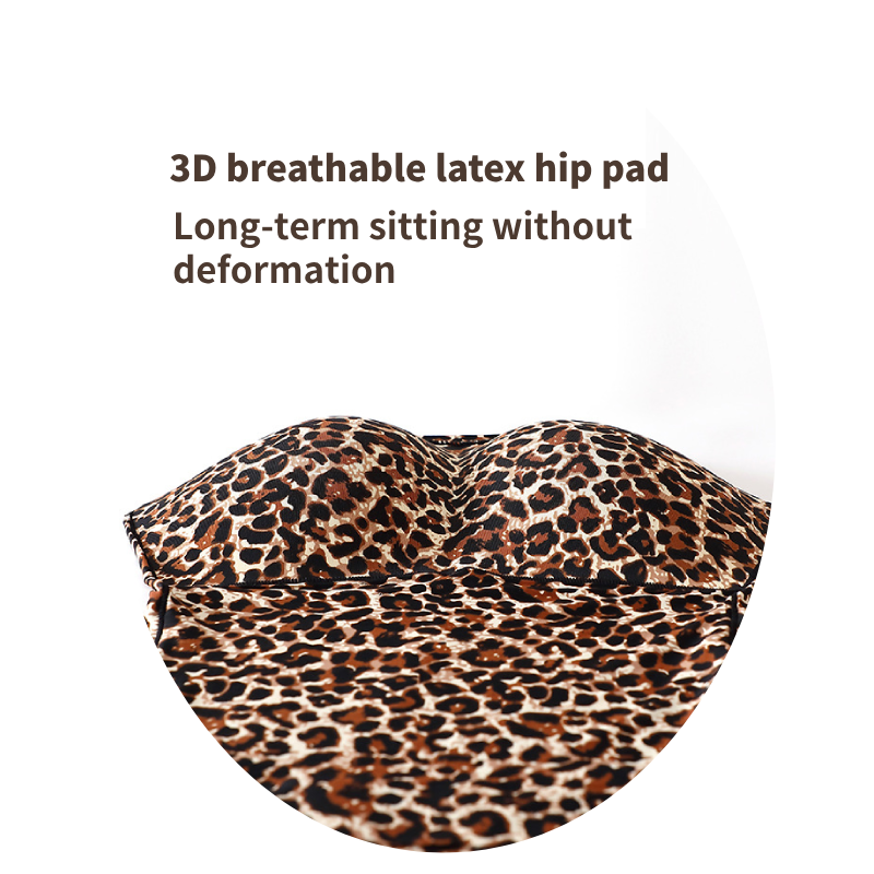 High Waist Seamless Butt Lift Shapewear Panties with Faux Butt Enhancement and Sexy Leopard Print Design 6