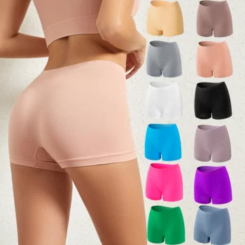 Plus Size Modesty Mid Rise Seamless Slip Shorts Available in A Variety of Colors 13