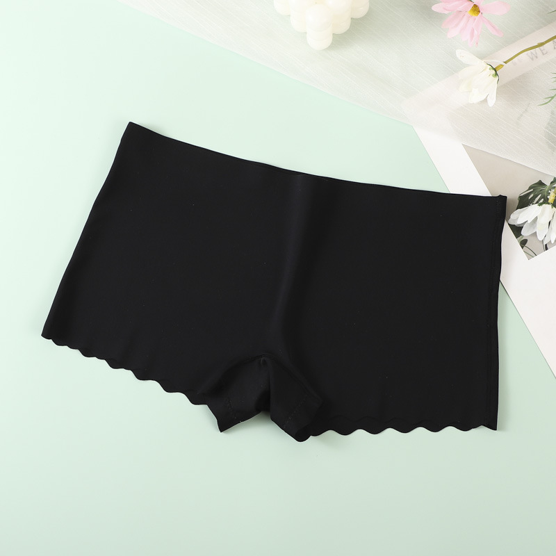 Women's Hipster Thin Ice Silk Seamless Anti Exposure Boyshort Panties 5