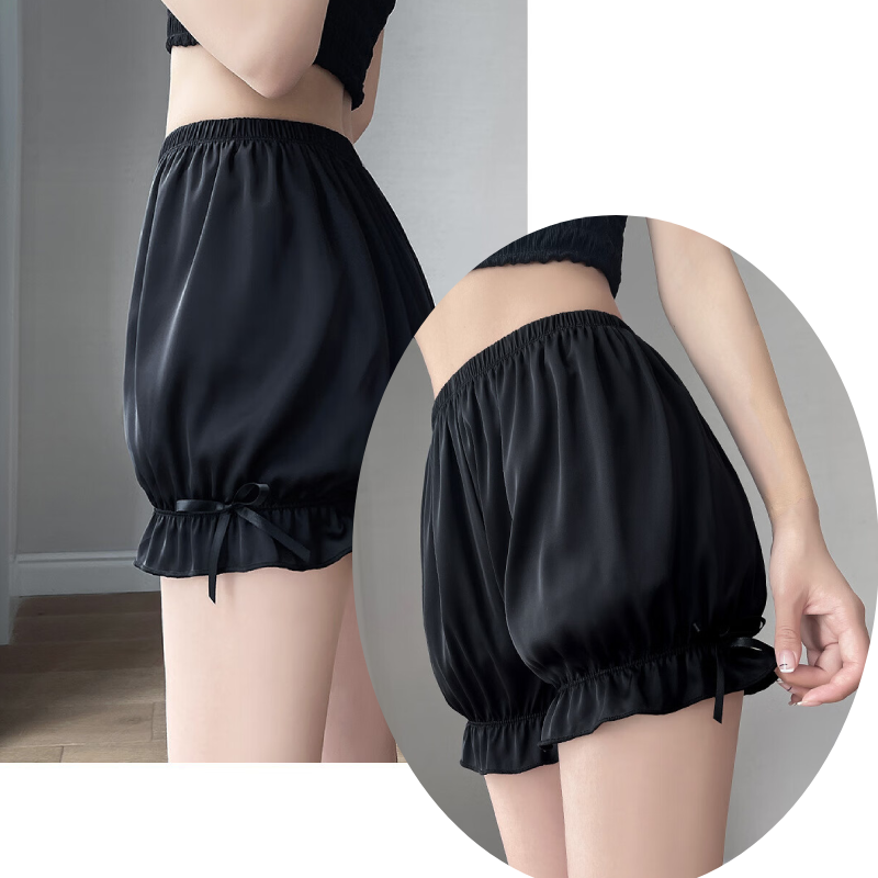 High Waisted Lolita Style Anti Exposure Boxer Panties for Versatile Wear 15