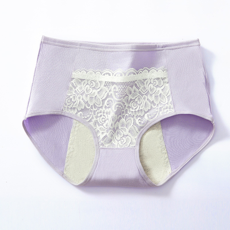 Mid Rise Women's Cotton Period Panties with Leak Proof Pockets 2