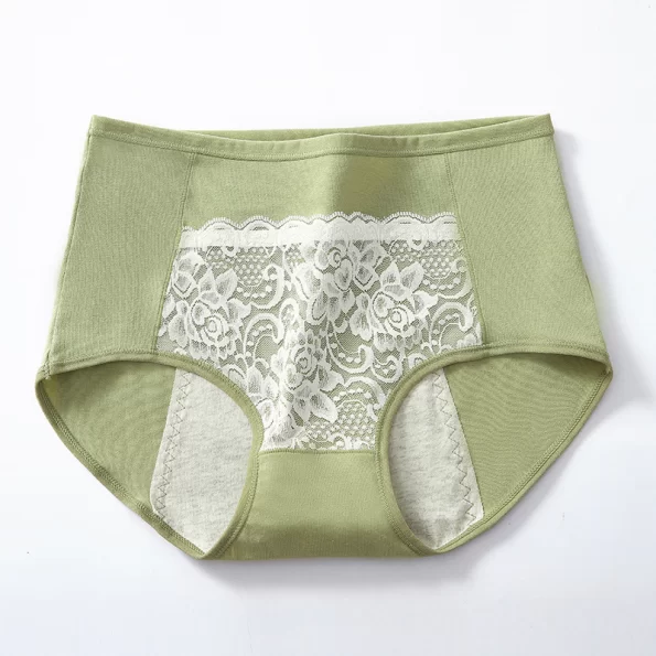 Mid Rise Women's Cotton Period Panties with Leak Proof Pockets 4