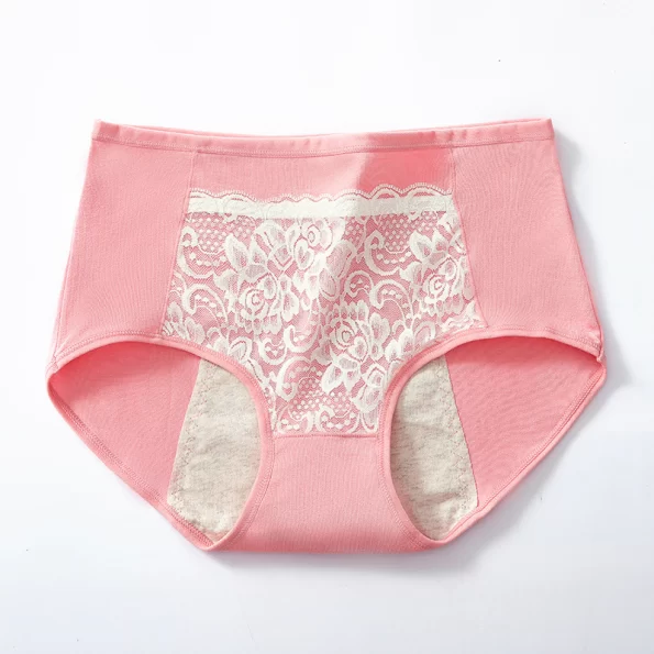 Mid Rise Women's Cotton Period Panties with Leak Proof Pockets 6