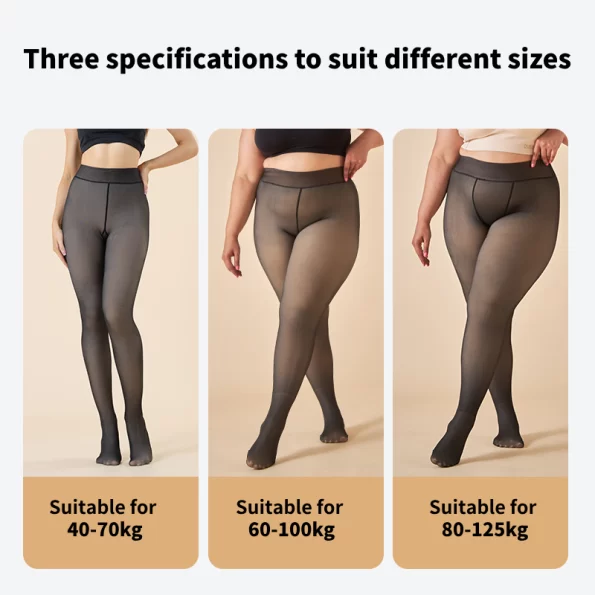 Plus Size Warm Pantyhose for Beautiful Legs in Various Colors 11