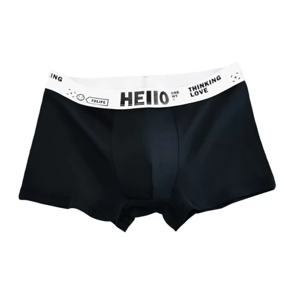 Breathable Cotton Men's Boxer Briefs for Sports in a Simple Style 6