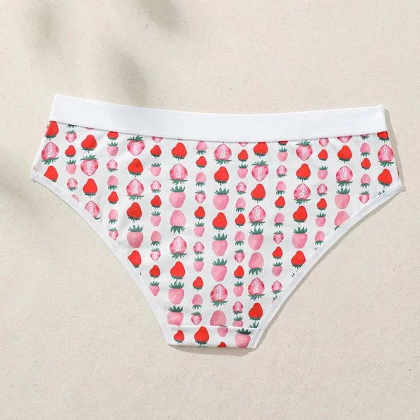 Comfy Hipster Cotton Bikini Panties with a Cute Print Design 3