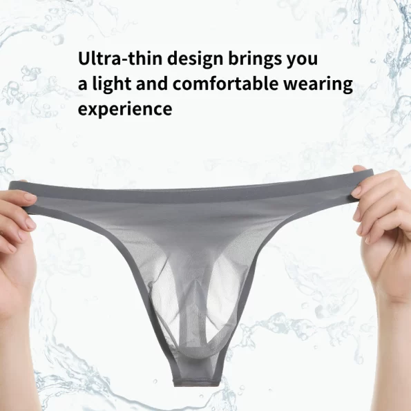 Fashionable Seamless Nylon Panties for Men with Breathable and Comfortable Fit 6