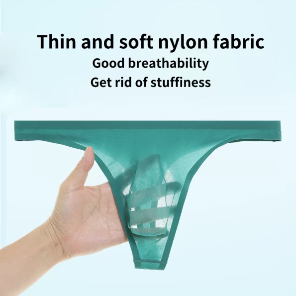 Fashionable Seamless Nylon Panties for Men with Breathable and Comfortable Fit 7