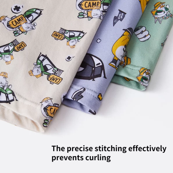 The precise stitching effectively prevents curling 3