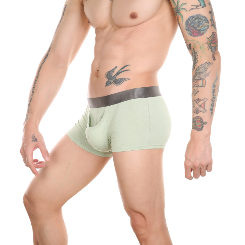 Soft and Breathable Men's Bamboo Fiber Elephant Trunk Underwear 15