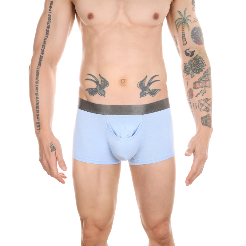 Soft and Breathable Men's Bamboo Fiber Elephant Trunk Underwear 17