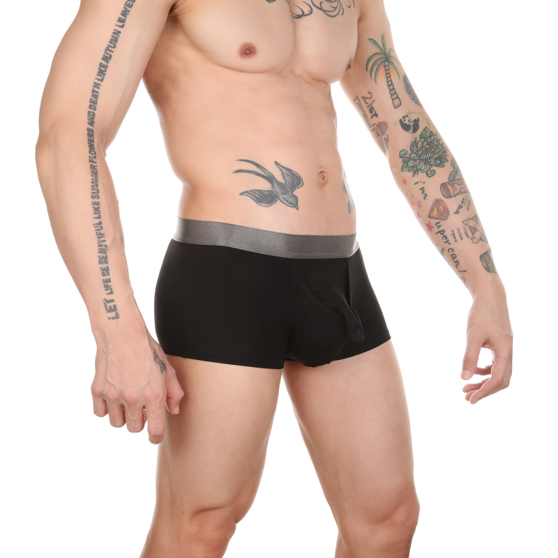 Soft and Breathable Men's Bamboo Fiber Elephant Trunk Underwear 8